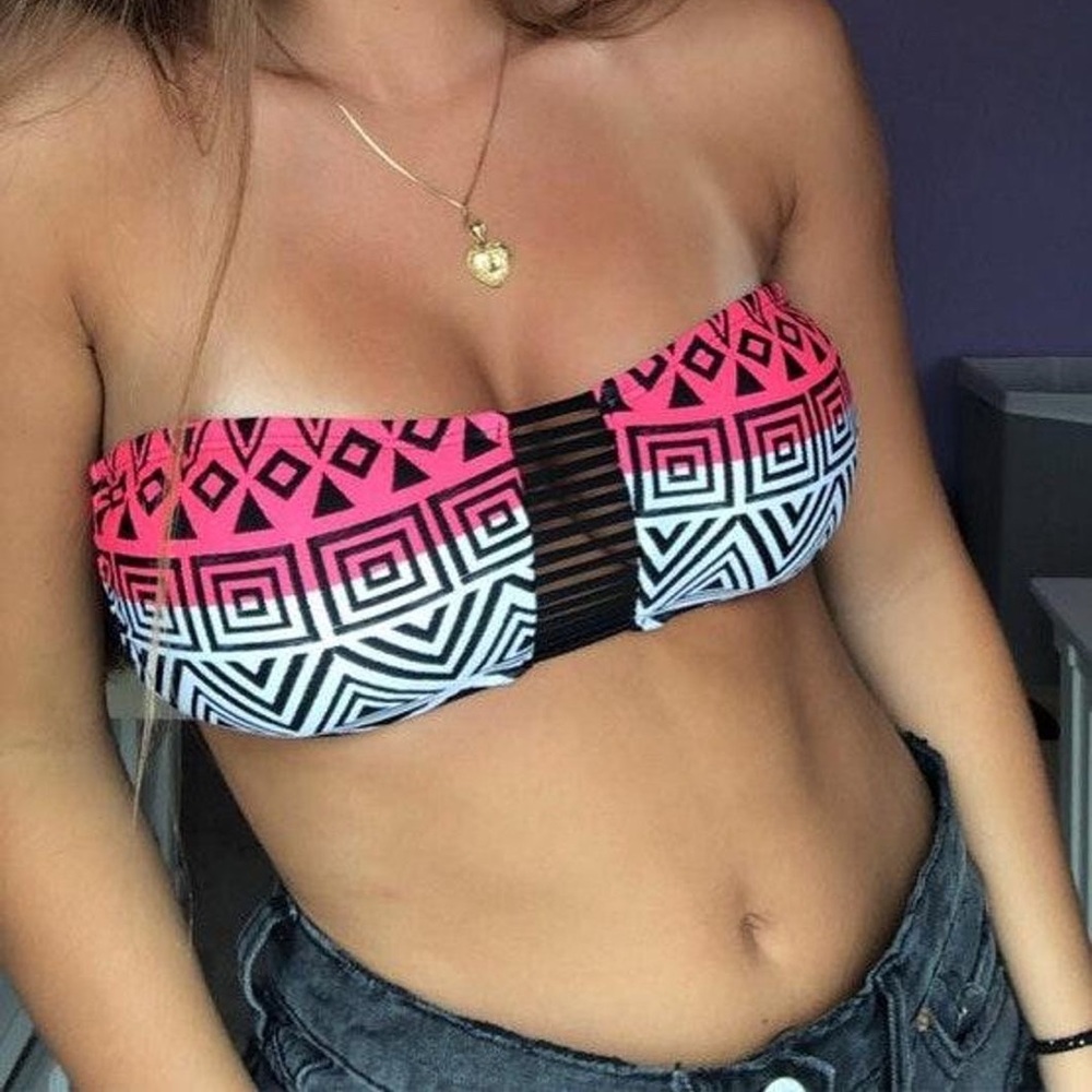Xhilaration Bandeau Bikini Top